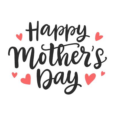 Free Printable Mothers Day Cards Happy Red Hearts