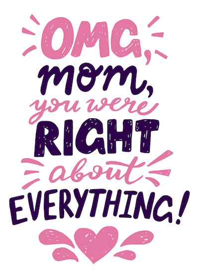 Free Printable Mothers Day Cards Mom Right About Everything