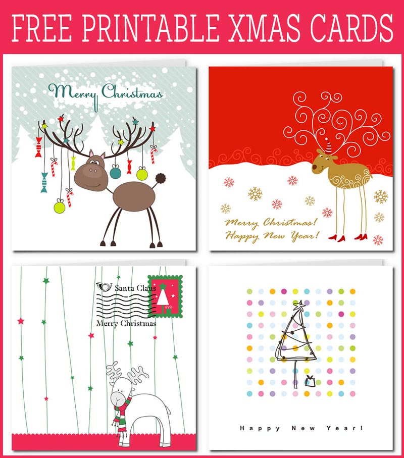 Free Printable Christmas Cards