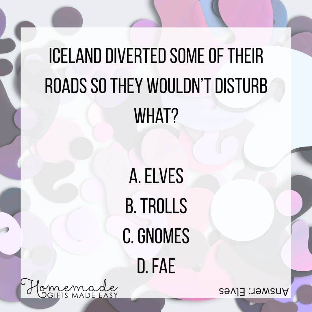 fun multiple choice questions