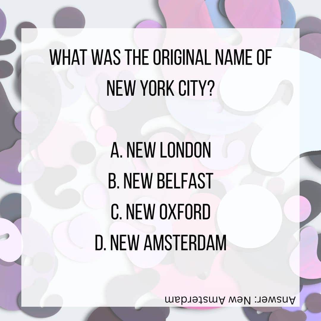 fun multiple choice questions