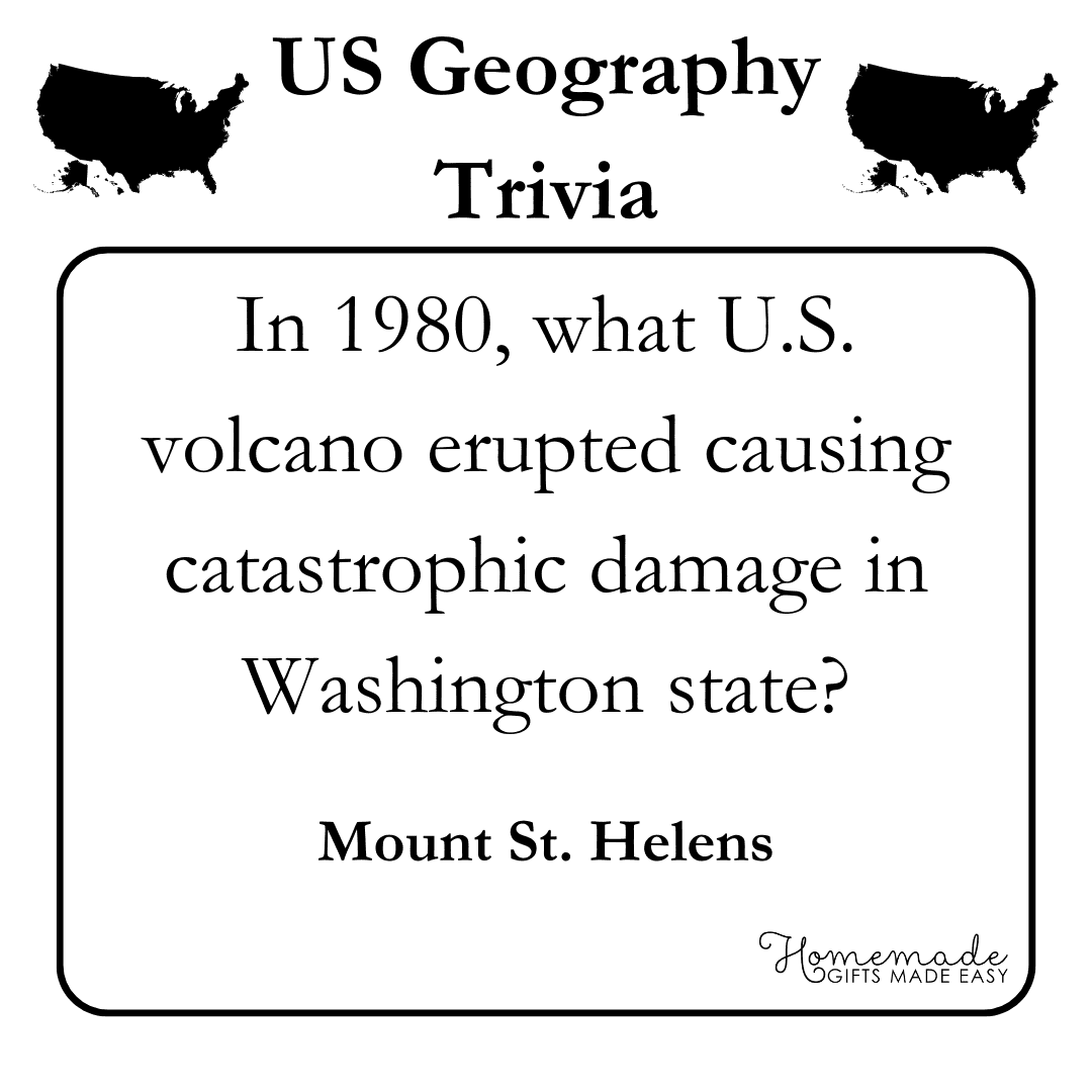 Geography Trivia Questions