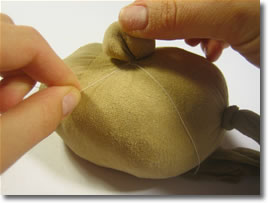 how to make grass heads step 5