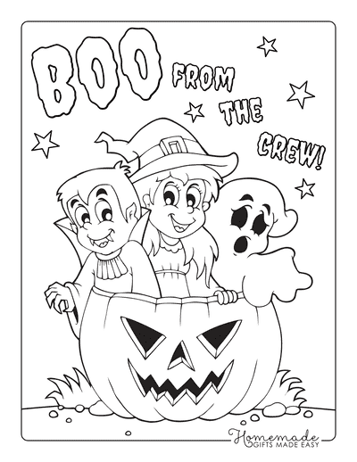 Halloween Scary Vampire coloring page