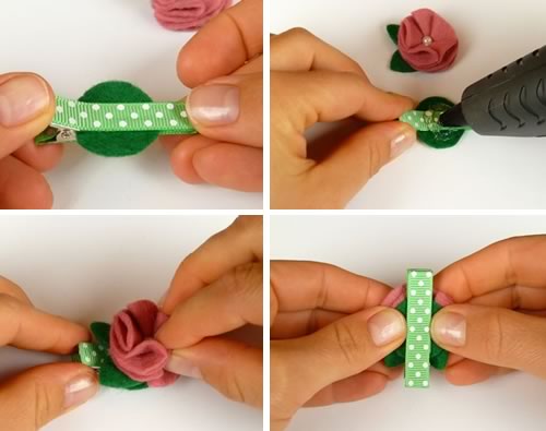handmade baby hair clips