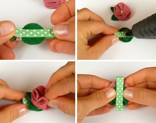 Handmade Baby Hair Clip Tutorial