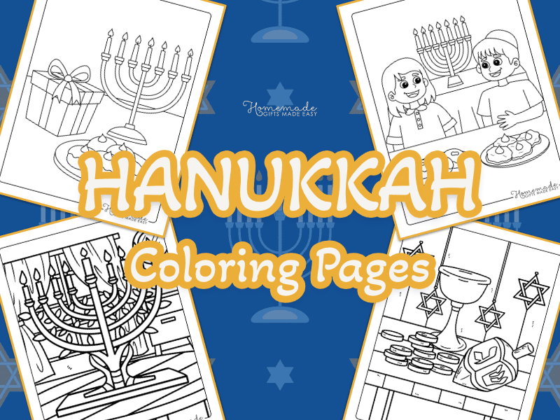 Free printable hanukkah coloring pages for all ages