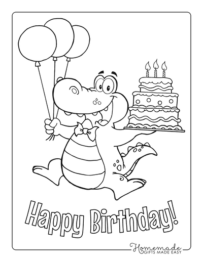 Free Printable Birthday Stencils  Birthday coloring pages, Free birthday  printables, Free birthday stuff