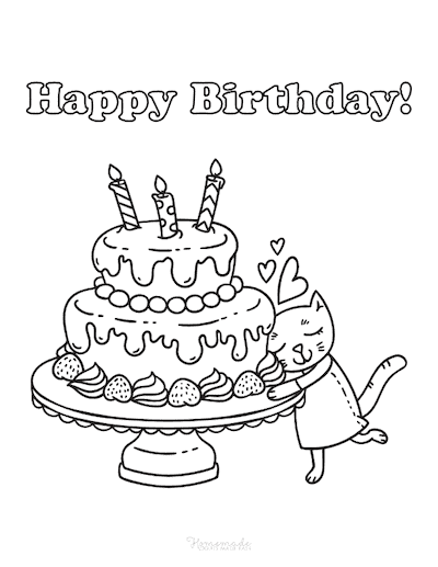 free happy 50th birthday coloring pages