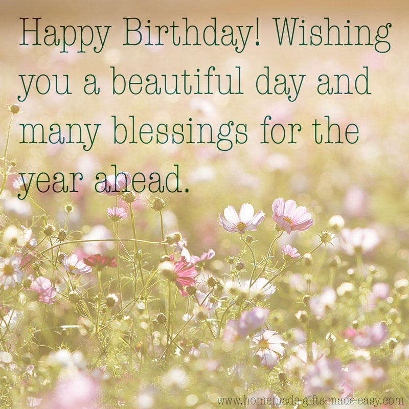 birthday happy wishes blessings quotes wishing easy many flowers gifts wonderful field ahead printables