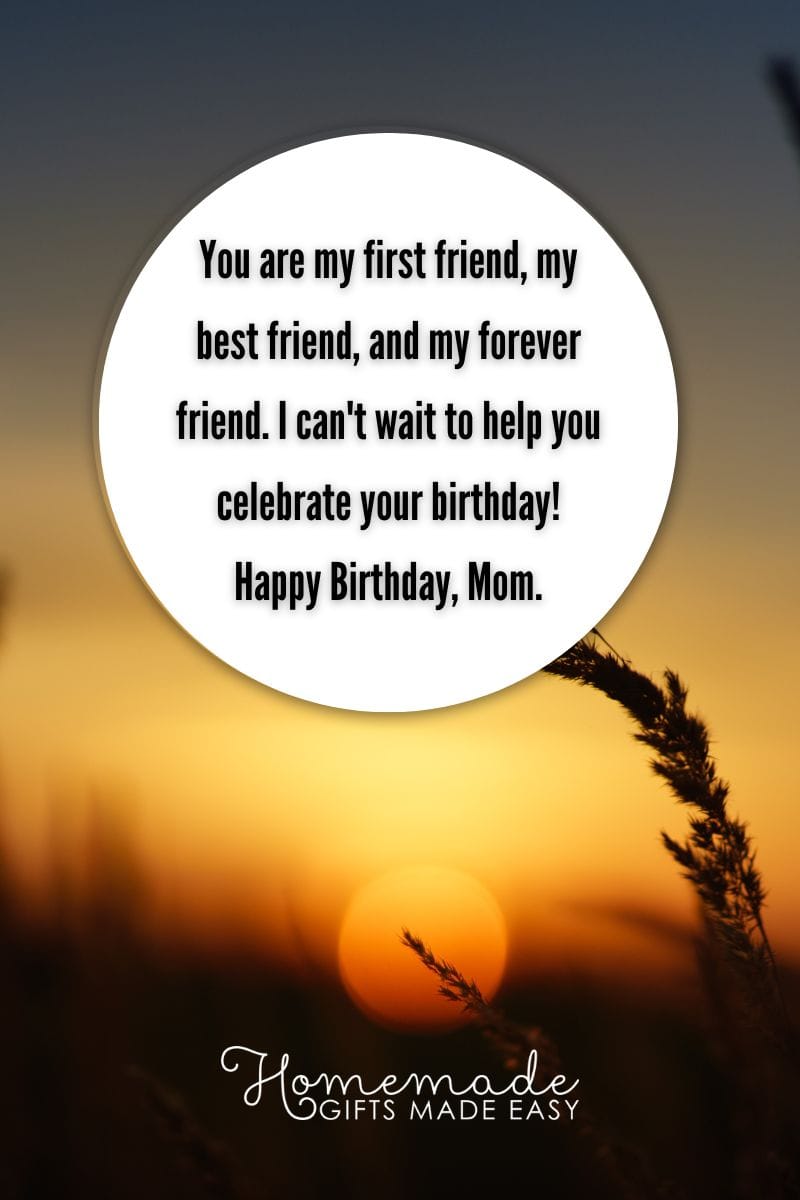 happy birthday mom you are my best friend