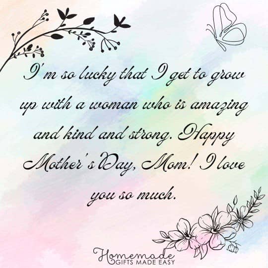 happy mothers day a woman who is amazing and kind and strong