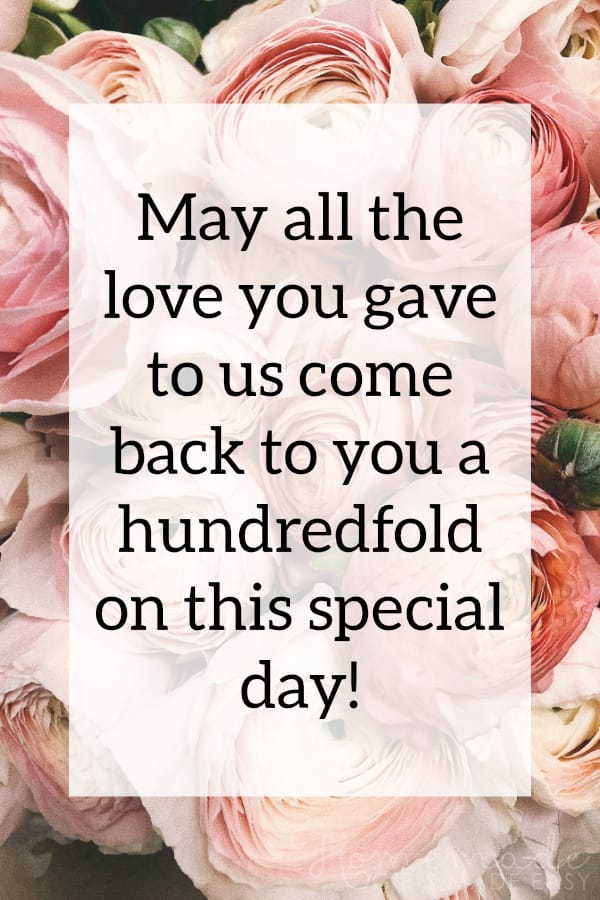 happy Mother's Day images love hundredfold