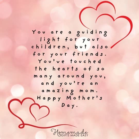 happy mother's day messages for friends a guiding light for your children