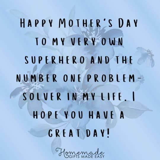 happy mothers day to my very own superhero