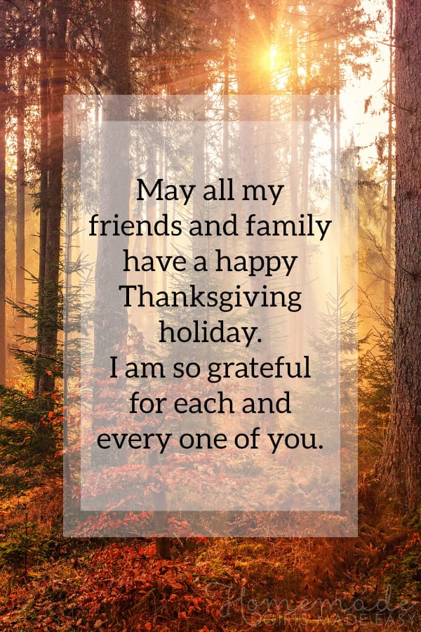 happy thanksgiving image friends and family grateful