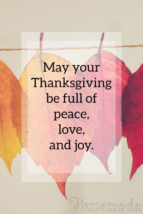 happy thanksgiving image peace love joy