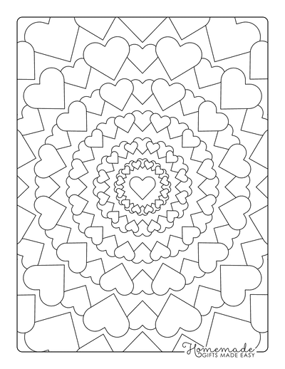 70 best heart coloring pages  free printables for kids  adults