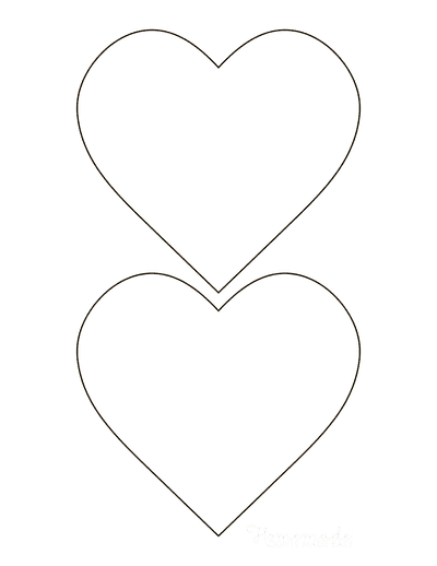 Free Printable Heart Templates Patterns Stencils