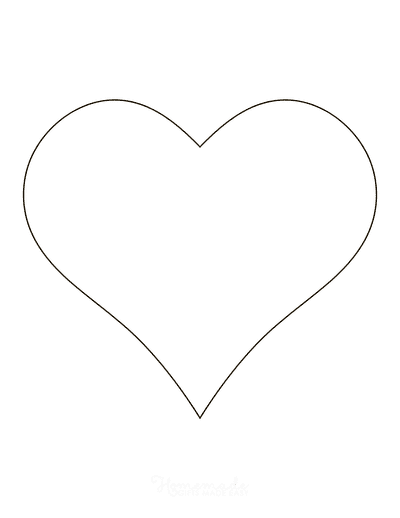 20 Free Printable Heart Templates, Patterns & Stencils