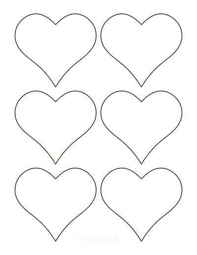 Free Printable Heart Templates Patterns Stencils