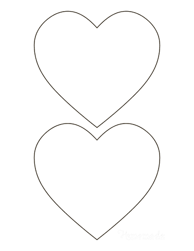 20 Free Printable Heart Templates, Patterns & Stencils