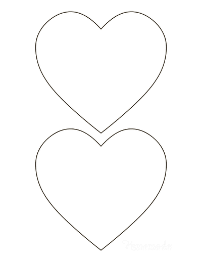 Free Printable Heart Templates Patterns Stencils