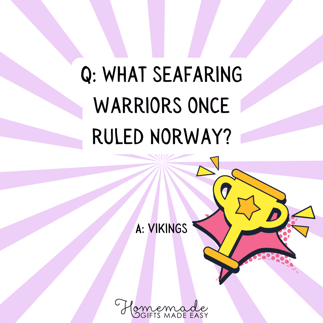 history trivia questions what seafaring warriors once ruled norway?