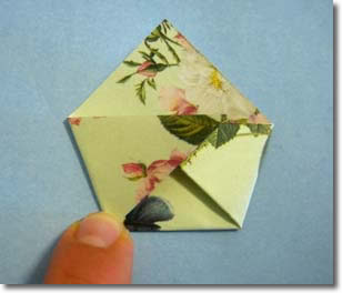 origami homemade advent calendar pattern
