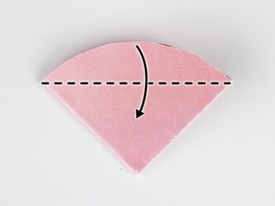 Homemade card ideas - dahlia origami flower step 4