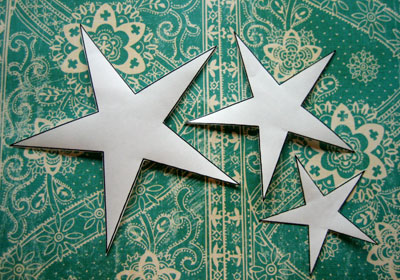 homemade christmas card ideas stars