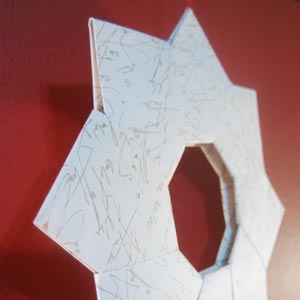 origami christmas wreath