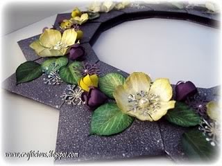 origami christmas wreath decoration