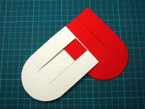 easy to make christmas decorations woven heart step 1