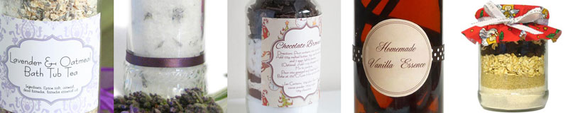 homemade gifts in a jar