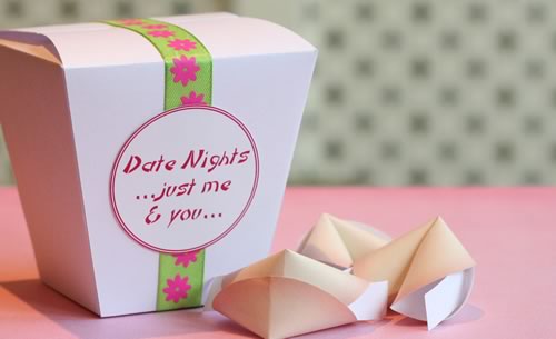 The Homemade Romantic Gift that Keeps on Giving - Date Night Fortune Cookies