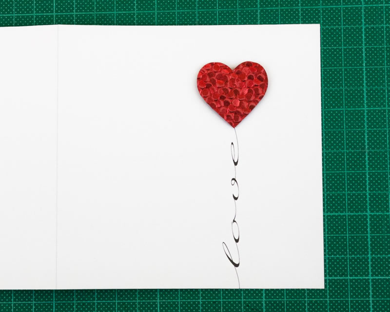 homemade valentine card heart balloon printable