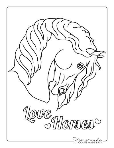 best horse coloring pages for kids adults free printables