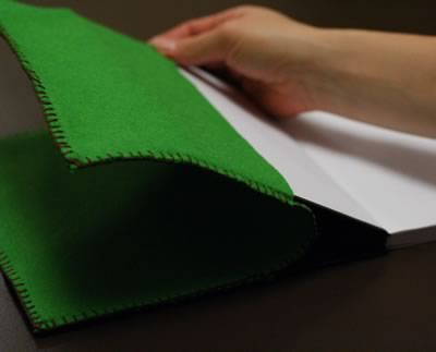 how to make a journal cover felt project