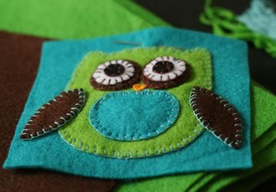 how to make a journal cover felt project