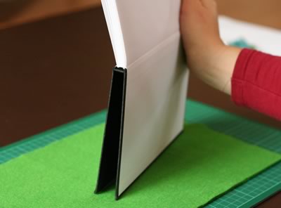 how to make a journal cover felt project