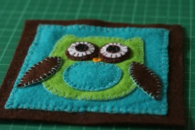 how to make a journal cover felt project