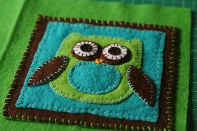 how to make a journal cover felt project