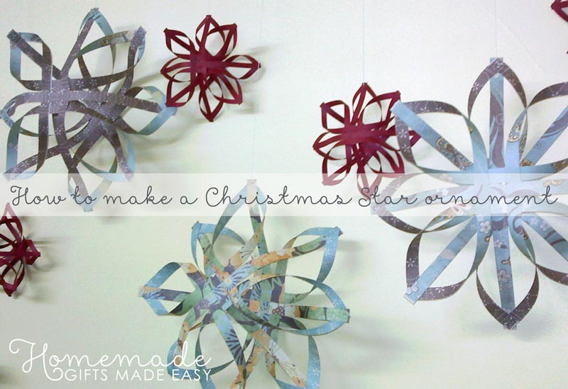 how to make a star christmas tree ornament step by step homemade paper crafts - Homemade Christmas Star Decorations how to make a star christmas tree ornament step by step homemade paper crafts - Homemade Christmas Star Decorations