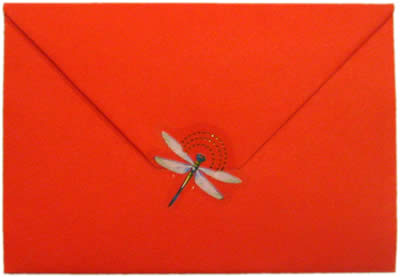 how to make an envelope finished back