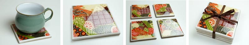 how to make tile coasters
