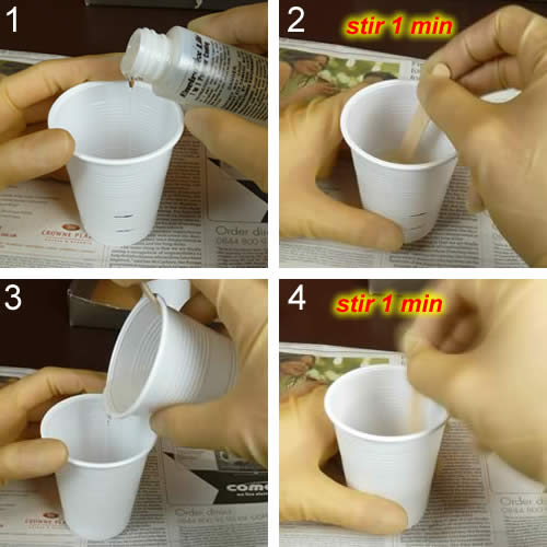 how to make tile coasters stir envirotex epoxy