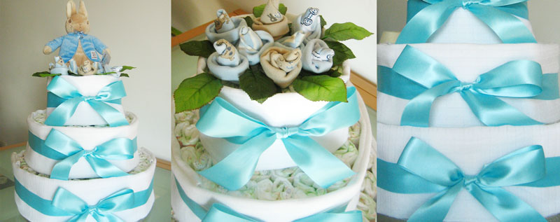 how to make diaper cakes