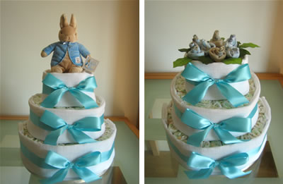 how to make diaper cakes decorations