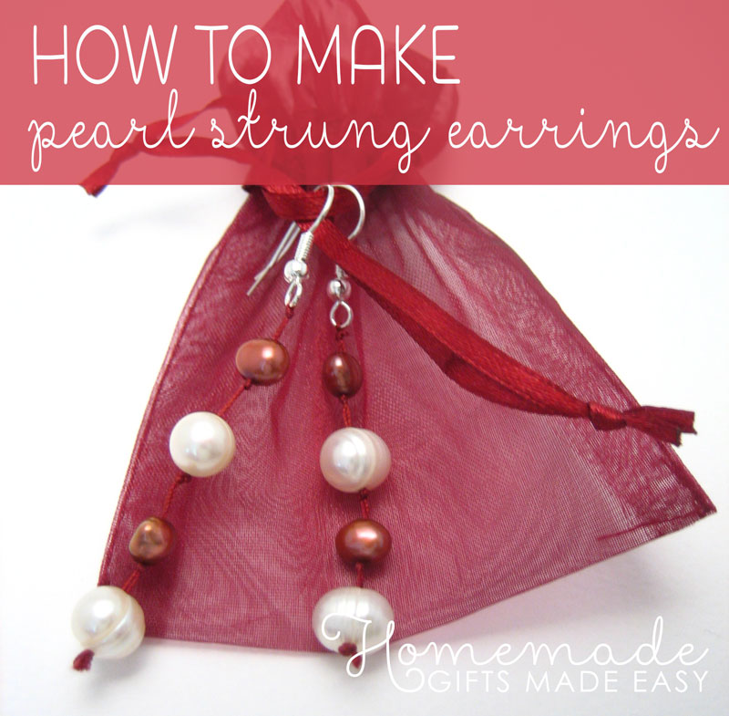 How To Make Simple And Beautiful Pearl Earrings At Home, DIY